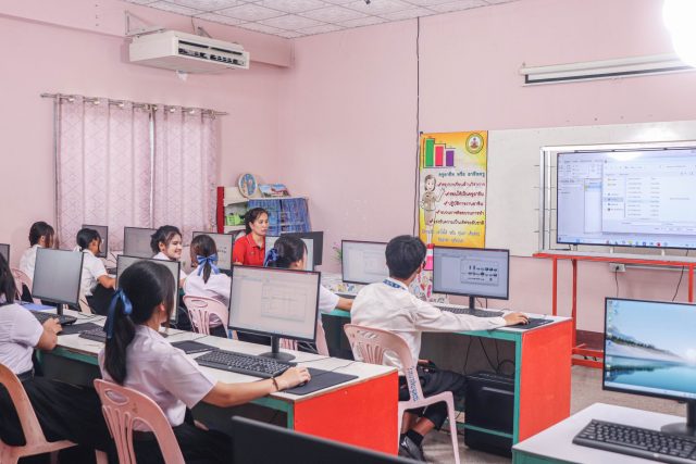 บรรยากาศการเรียนการสอน สาขาเทคโนโลยีธุรกิจดิจิทัล