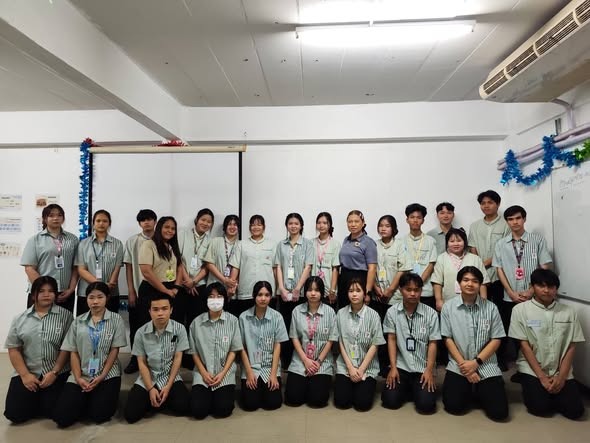 นิเทศและให้กำลังใจนักศึกษาฝึกงาน ณ CP ALL
